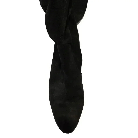 Charles David Black Velvet Knee-High Boots - Picture 5 of 12